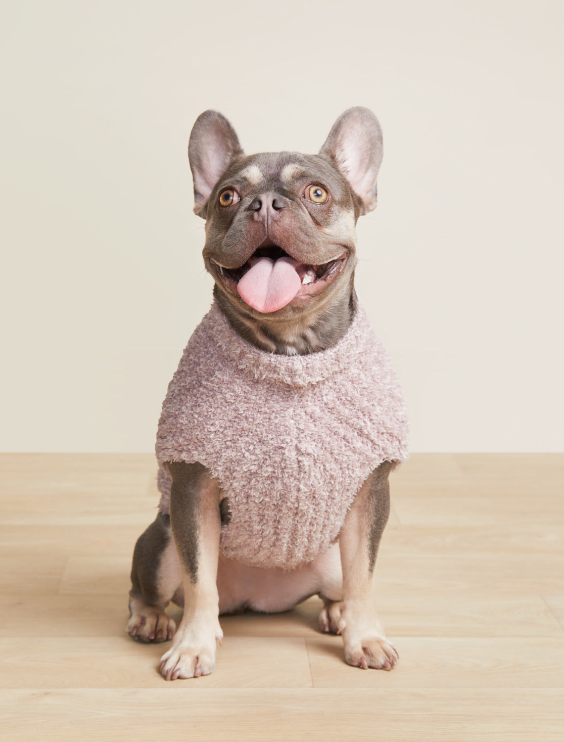 Barefoot Dreams CC Ribbed Pet Sweater Ballet Pink