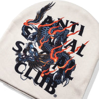 Anti Social Social Club Quivering Liquids Beanie -  Ecru