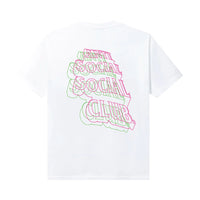 Anti Social Social Club Neon Lights And A Lot Of Rain Tee - White