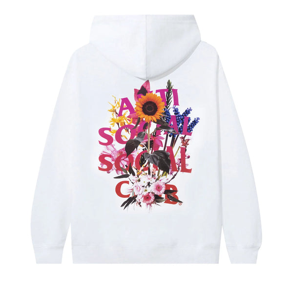 Anti Social Social Club Bouquet For The Old Days Hoodie - White