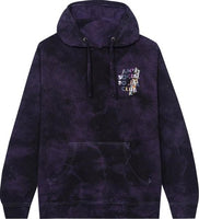Anti Social Social Club Dissociative Hoodie 'Black/Purple Tie Dye'