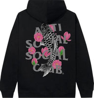 Anti Social Social Club Ornamental Hoodie 'Black'