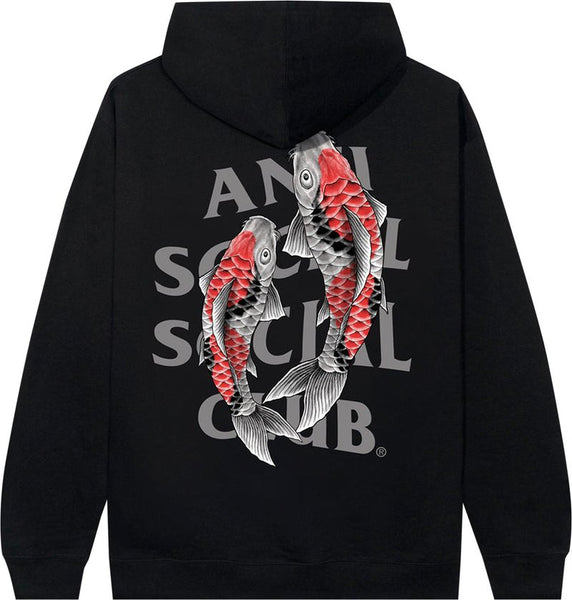 Anti Social Social Club Koi 2 Garden Hoodie 'Black'