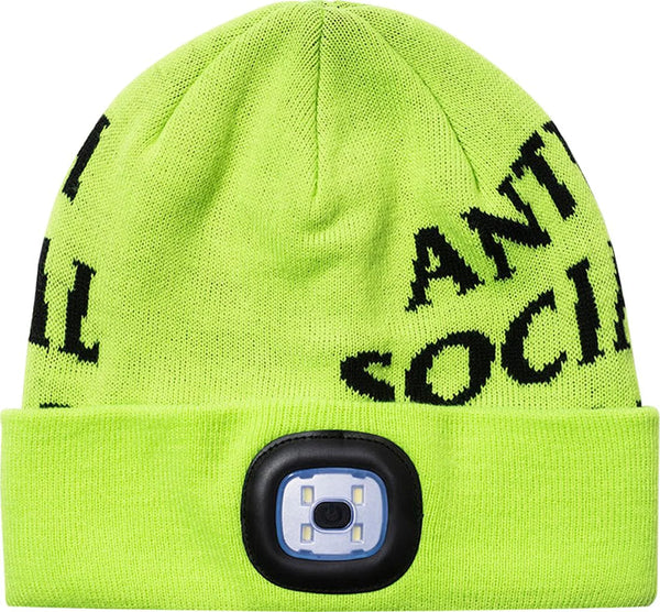 Anti Social Social Club Blair Switch Beanie - Neon