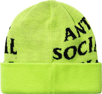 Anti Social Social Club Blair Switch Beanie - Neon