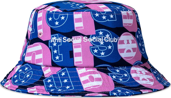 Anti Social Social Club Sign Me Up Bucket Cap - Multicolor