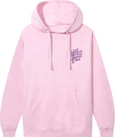Anti Social Social Club Eyelash Hoodie - Pink