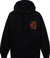 Anti Social Social Club Halloween Mind Games Hoodie 'Black/Orange'