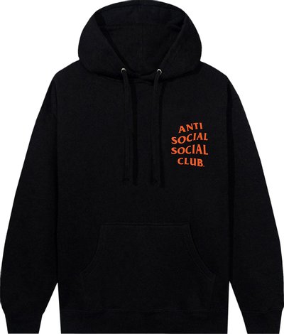 Anti Social Social Club Halloween Mind Games Hoodie 'Black/Orange'