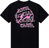 Anti Social Social Club x Fragment Design Bolt Tee - Black/Pink
