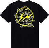 Anti Social Social Club x Fragment Design Bolt Tee - Black/Yellow