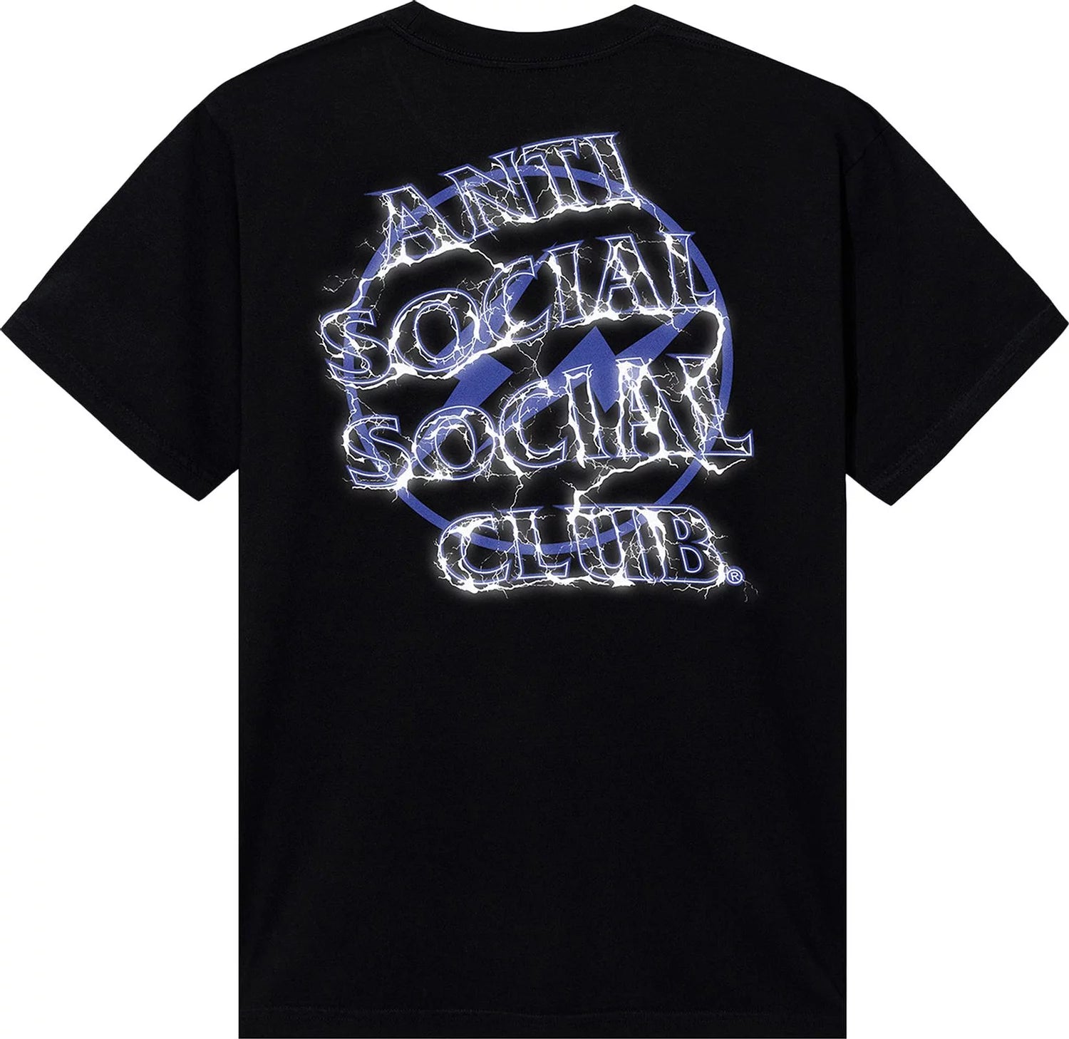 Anti Social Social Club x Fragment Design Bolt Tee - Black/Navy