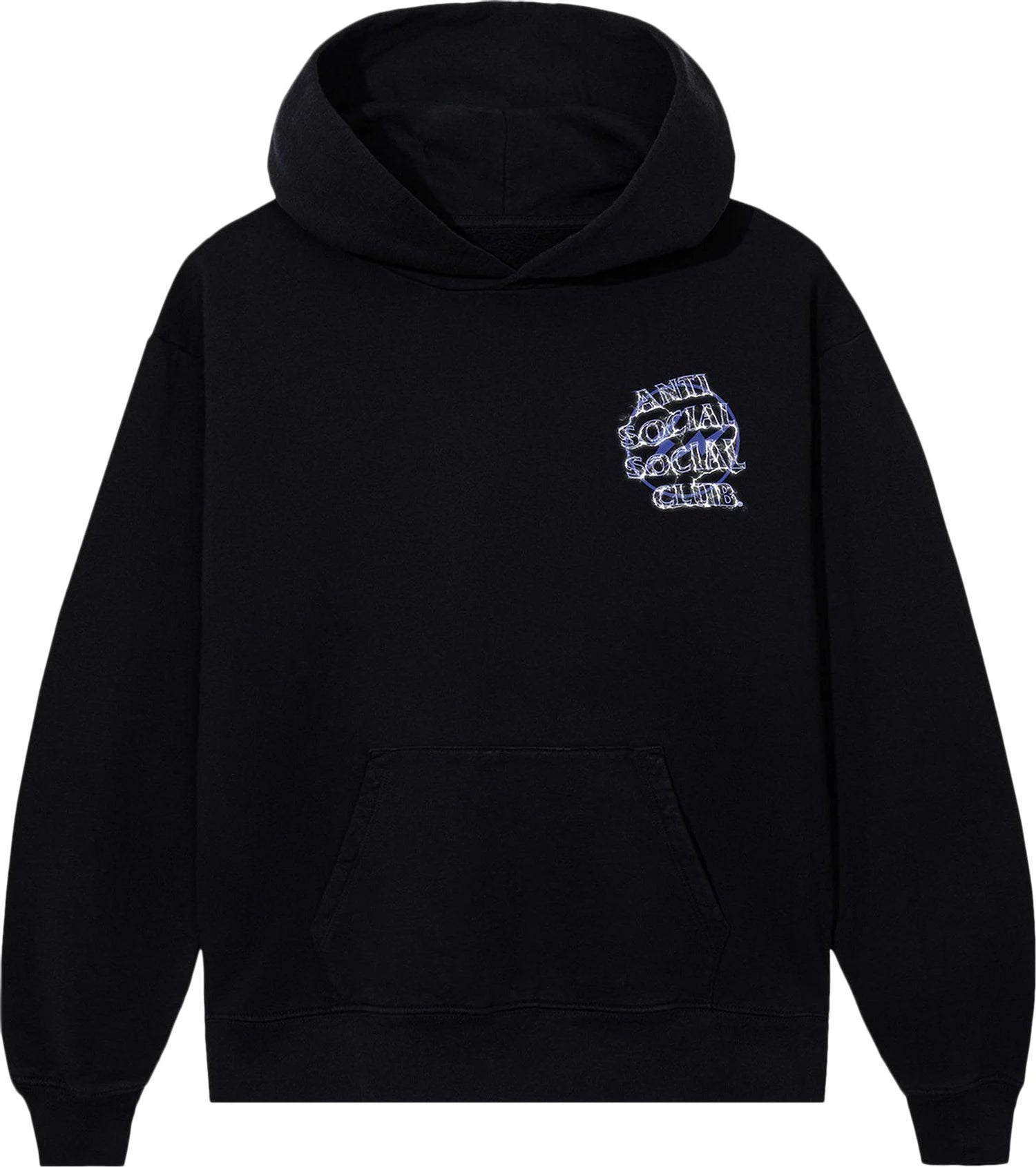Anti Social Social Club x Fragment Design Bolt Hoodie - Black/Navy