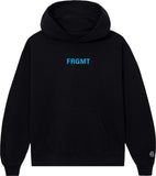 Anti Social Social Club x Fragment Design Logo Hoodie - Black/Blue