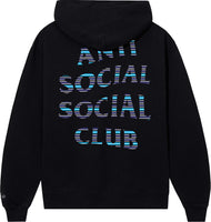 Anti Social Social Club x Fragment Design Logo Hoodie - Black/Blue