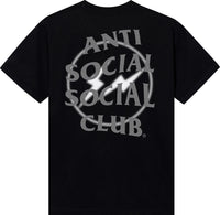 Anti Social Social Club x Fragment Design Half Tone Logo Tee - Black/Grey