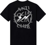 Anti Social Social Club x Fragment Design Half Tone Logo Tee - Black/Grey