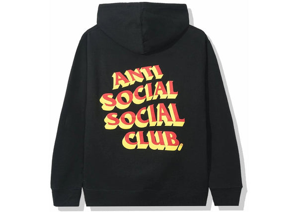 Anti Social Social Club POPCORN HOODIE- BLACK