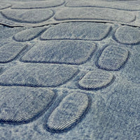 YGEBB 2022 Padded Denim Jacket In Washed Indigo