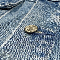 YGEBB 2022 Padded Denim Jacket In Washed Indigo