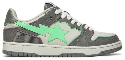 A Bathing Ape Bape SK8 Sta Grey Green