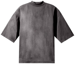 Yeezy Gap Engineered by Balenciaga Logo 3/4 Sleeve Tee - Dark Grey