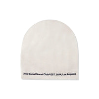 Anti Social Social Club Quivering Liquids Beanie -  Ecru