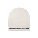 Anti Social Social Club Quivering Liquids Beanie -  Ecru