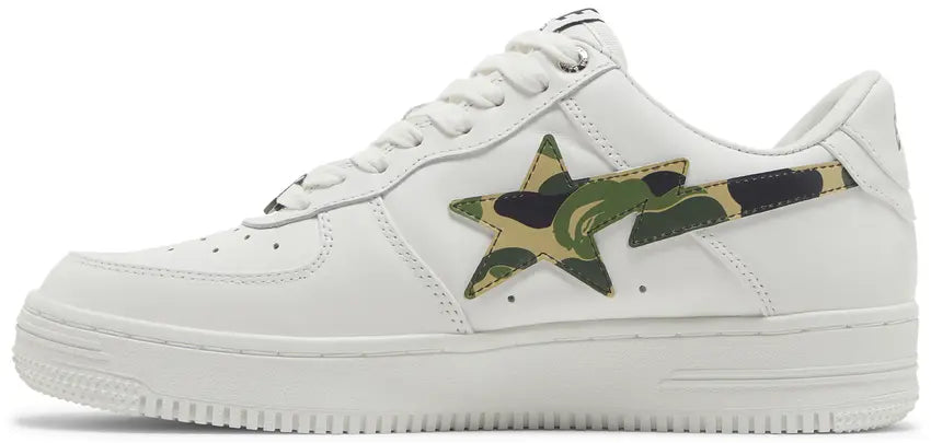 A Bathing Ape Bape Sta Low ABC Camo White Green (2022)