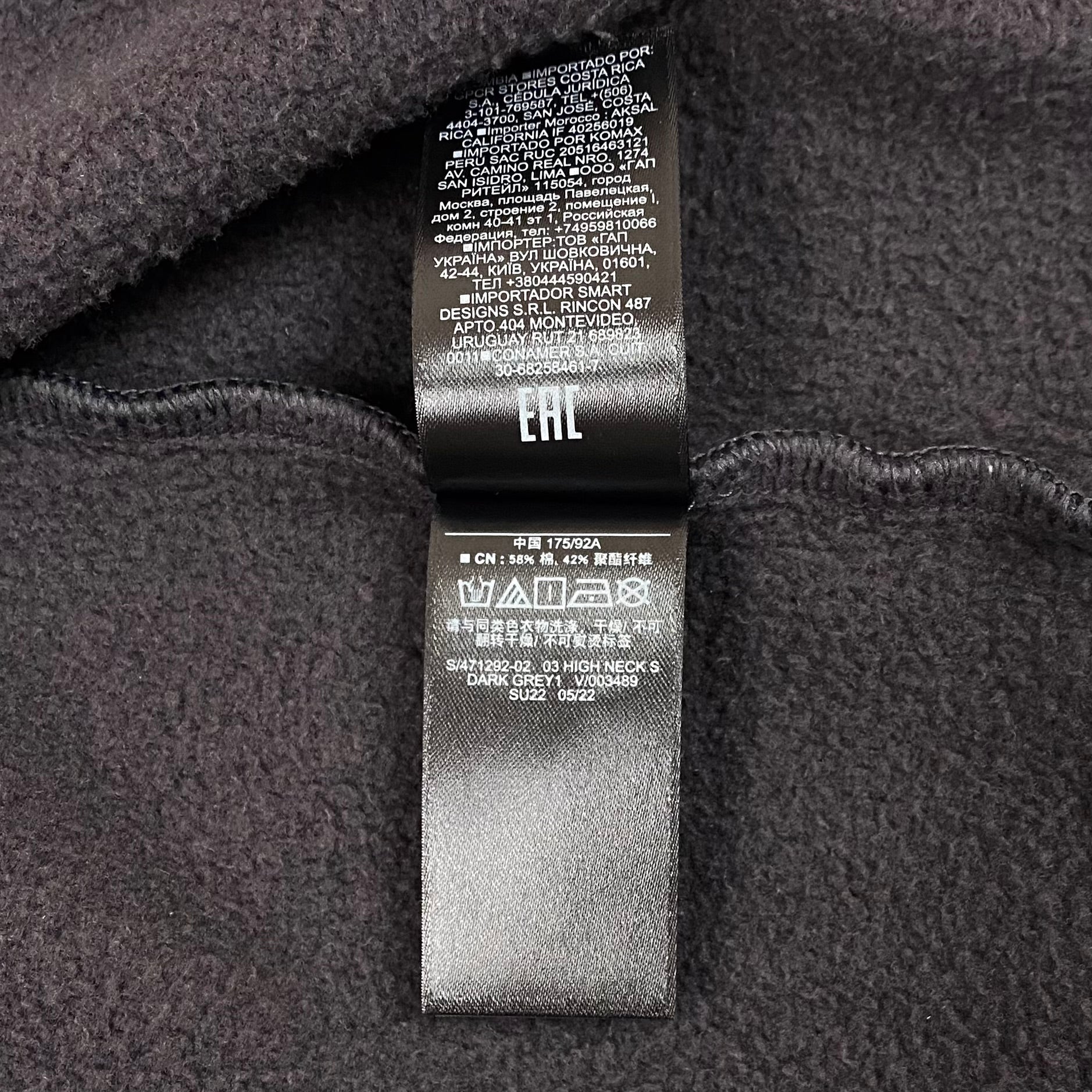 Yeezy Gap Engineered by Balenciaga High Neck Sweater - Dark Grey