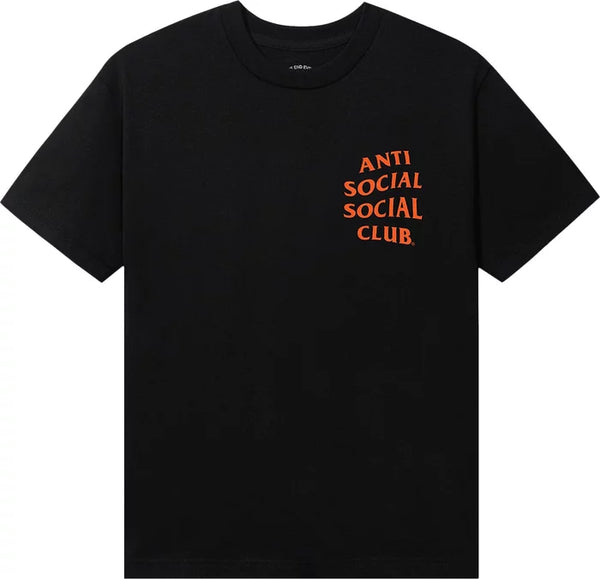 Anti Social Social Club Halloween Mind Games Tee 'Black/Orange'