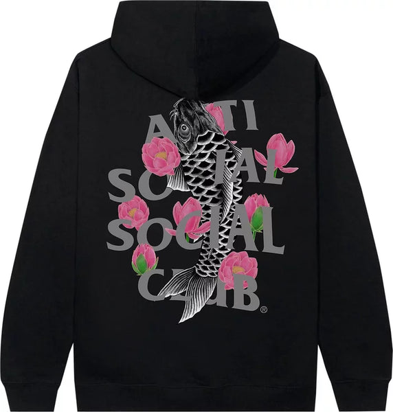 Anti Social Social Club Koi Garden Hoodie (3M Reflective) 'Black'