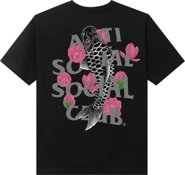 Anti Social Social Club Koi Garden Tee 'Black' (Ornamental)