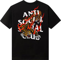 Anti Social Social Club Tiger Blood T-Shirt - Black