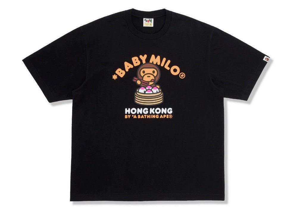 BAPE Store Hong Kong 16th Anniversary Baby Milo Tee Black