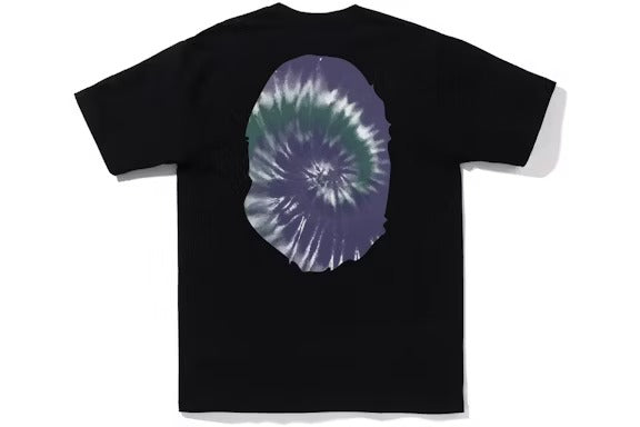 BAPE Tie Dye By Bathing Ape Tee Black Purple