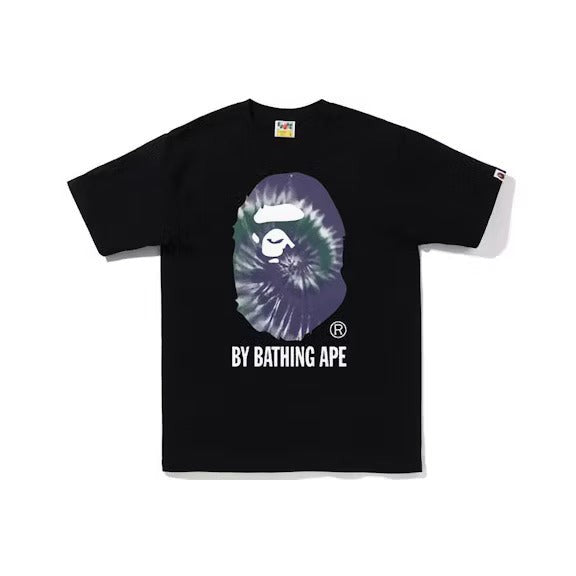 BAPE Tie Dye By Bathing Ape Tee Black Purple