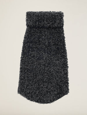 Barefoot Dreams CC Ribbed Pet Sweater Carbon Black