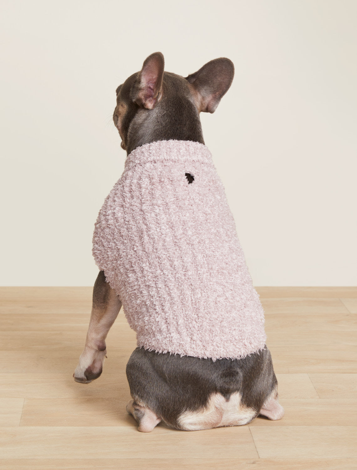 Barefoot Dreams CC Ribbed Pet Sweater Ballet Pink
