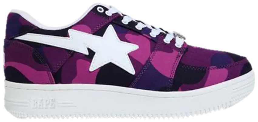 A Bathing Ape Bape Sta Low Camo Purple