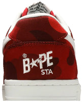 A Bathing Ape Bape Sta Low Color Camo Combo Red
