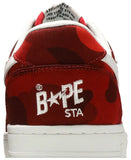 A Bathing Ape Bape Sta Low Color Camo Combo Red