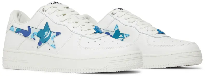 A Bathing Ape Bape Sta Low ABC Camo White Blue (2022)