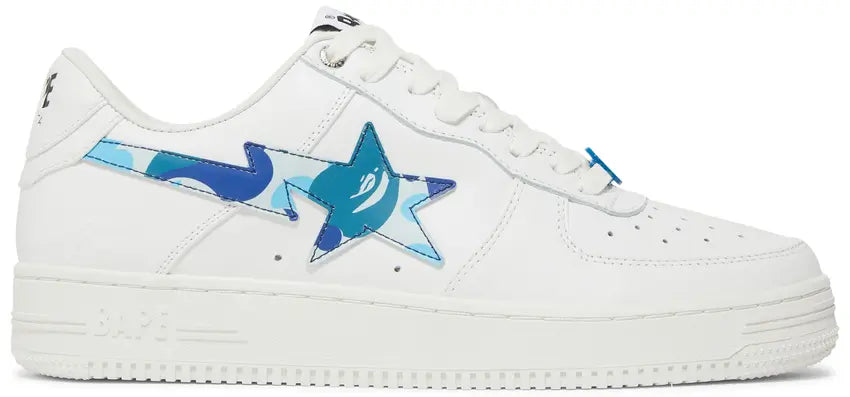 A Bathing Ape Bape Sta Low ABC Camo White Blue (2022)