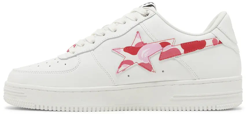 A Bathing Ape Bape Sta Low ABC Camo White Pink (2022)