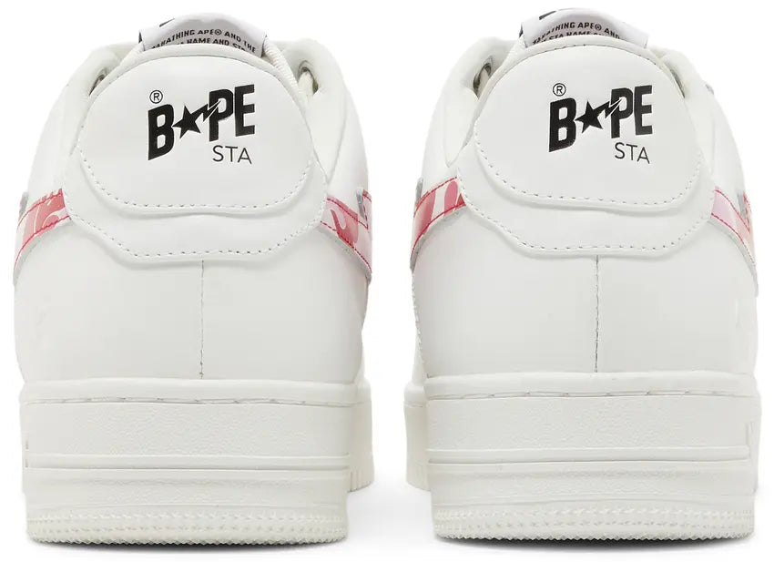 A Bathing Ape Bape Sta Low ABC Camo White Pink (2022)