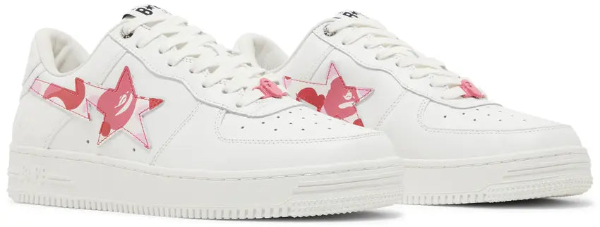 A Bathing Ape Bape Sta Low ABC Camo White Pink (2022)