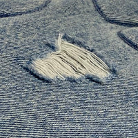 YGEBB 2022 Padded Denim Jacket In Washed Indigo
