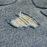 YGEBB 2022 Padded Denim Jacket In Washed Indigo
