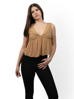 Melrose Place Tops Tan